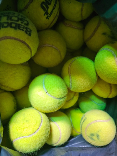 Pelota De Tenis Usadas X50unid. Buena Presión Amarillo (Usado)