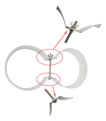. 2x Parafusos De Porca Asa De Borboleta De Mergulho