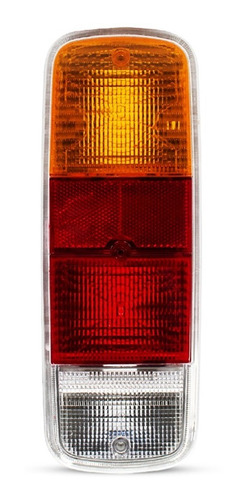 Imagem 3 de 3 de 2 Lente Kombi Clipper Traseira Tricolor + Dianteira Cristal