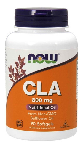 Now Foods Cla 800mg 90softgels Aceite De Cártamo Sfn