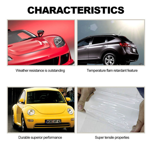 Película Protectora De Pintura Transparente Para Automóvil,