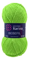 Comprar Estambre Bebefil Paq 6 Ovillos 100 Grs Estambres Karina Color 63 limón