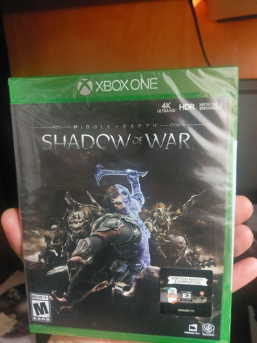 Xbox One Shadows Of War Nuevo Sellado Vendo Cambio