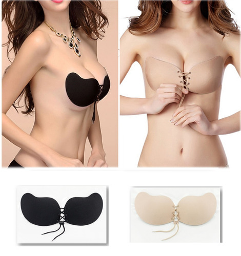 Brasier Invisible Adhesivo Push Up Sin Tirantes Sostén