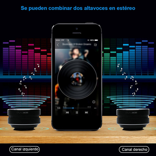 Ccpack De 2 Altavoces Inalámbricos Bt Altavoces De Condu