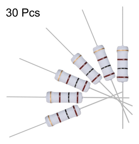 Ta 30 Unidades, 2 W, Resistencia 100 R ± 5% De Tolerancia