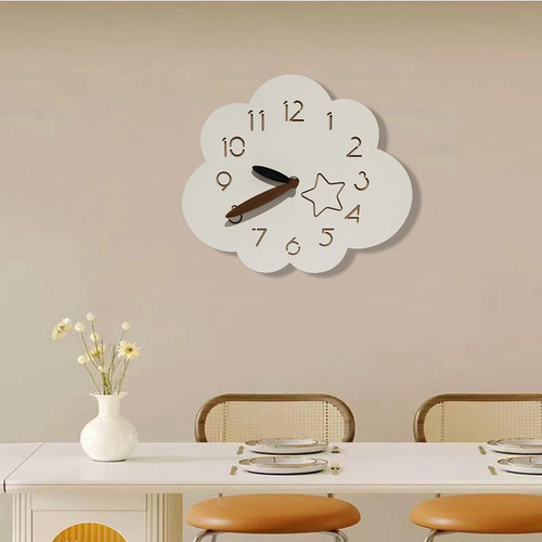 Reloj De Pared Con Diseño De, Con Patrón De Estrellas