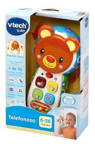 Telefono De Juguete Para Bebe Niño Celular Interactivo Nuevo