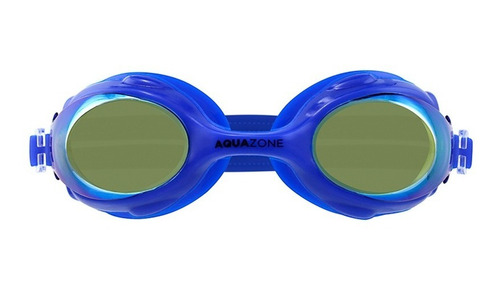 Imagen 2 de 6 de Goggle Aquazone Gummy Metal Azul/dorado