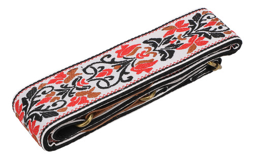 Correa De Guitarra Bordada Engrosada Y Ensanchada