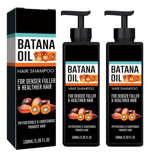 W Shampoo Óleo Batana Para Crescimento - 100ml * 2 Unidades