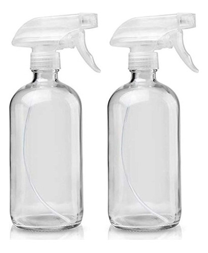 Frascos Con Gotero Botellas De Vidrio Con Spray Vacías 16 Oz