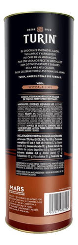 1 Tubo 180g Turin Tequila 1800 Reserva Chocolates Con Licor