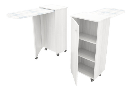 Imagen 1 de 7 de Planchador Plegable Rodante 1 Puerta 2 Estantes Orlandi