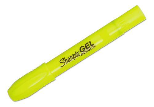 Sharpie Gel Highlighter Bullet Tip Fluorescente Amarillo
