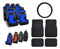 Comprar Fundas Cubre Asiento Duna + Alfombra 4p Felpa N + C\u002Fvolante