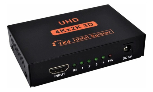 Divisor Splitter Hdmi 1 Entrada 4 Salidas 1080p 3d,splitter Hdmi,splitter Steren Hdmi 4
