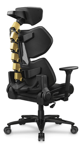 Silla Gamer Cougar Terminator Elite Gold Apoyabrazos 4d