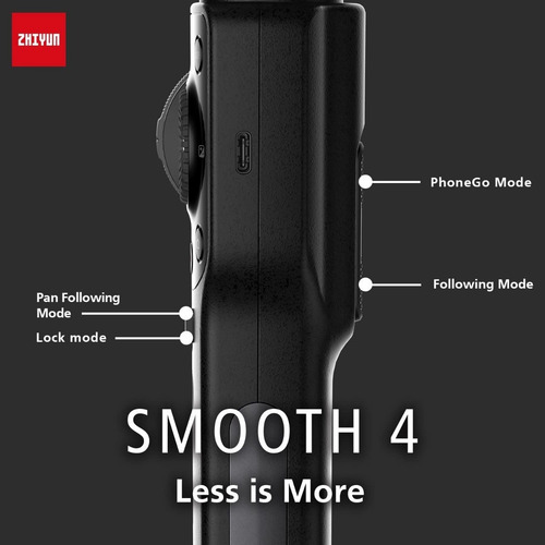 Estabilizador Zhiyun Smooth 4 Oficial De 3 Ejes Zhiyun