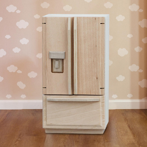 Mini Refrigerador Para Casa De Muñecas 1:12 Realista Para