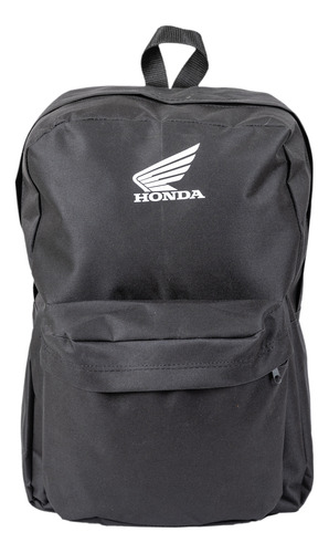 Mochila Urbana Lona Reforzada Honda Negra Acme