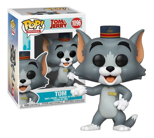 Boneco Funko Pop Movies Tom 1096 Tom E Jerry Original