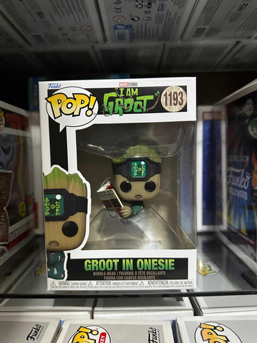 Funko Pop 1193 Marvel Studios I Am Groot Groot In Onesie (Usado)