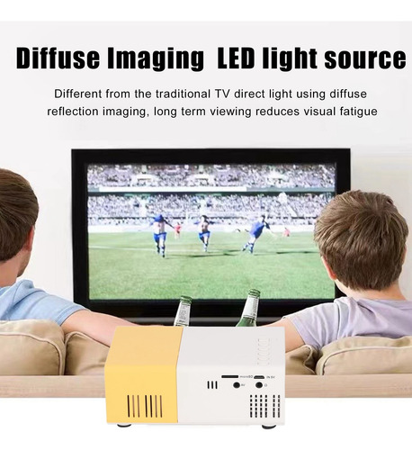 Mini Proyector De Bolsillo Con Imágenes De Reflexión Difusa