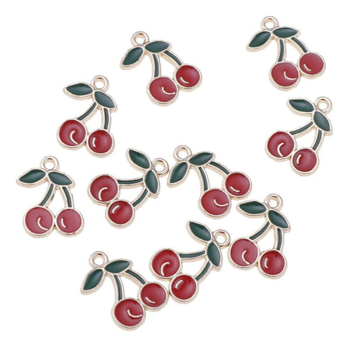 2 Encantos De La Cereza Para La Fabricación De Joyas