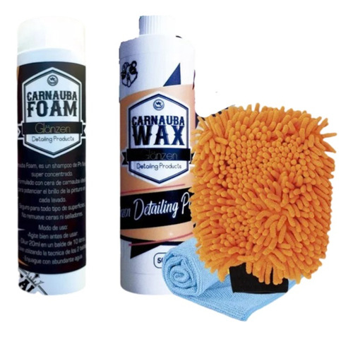 Glänzen Detailing Products | Kit Combo De Lavado Básico #04