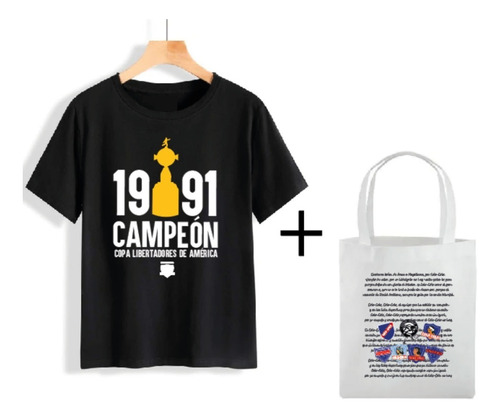 Imagen 2 de 5 de Polera Colo-colo Modelo 1991 Copa Libertadores
