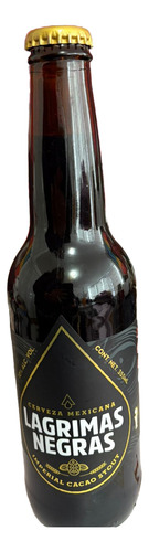 Cerveza Lagrimas Negras Imperial Cacao Stout 355 Ml - 6 Pzas