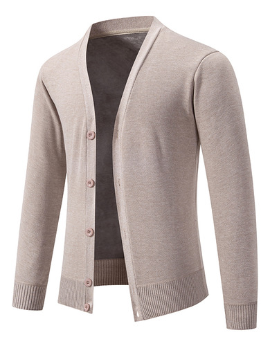 Suéter Para Hombre, Chaqueta Casual De Negocios Con Cuello E