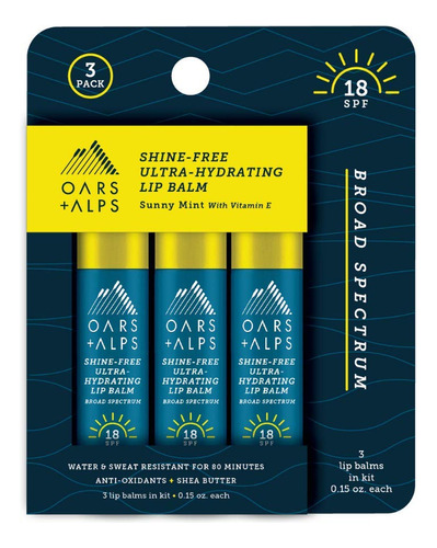 Oars + Alps Shine Free - Blsamo Labial Y Protector Solar Spf
