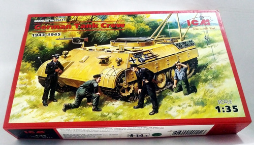 Imagen 2 de 3 de German Tank Crew 1943-1945 - 1/35 Icm 35211