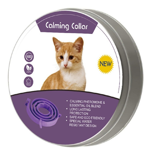 Collar Calming Calmante Gato Reducción Antiestrés Ajustable