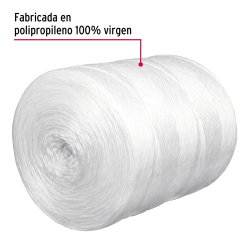 Rafia Blanca 1,125m Cal. 3.8g/m Alta Resistencia
