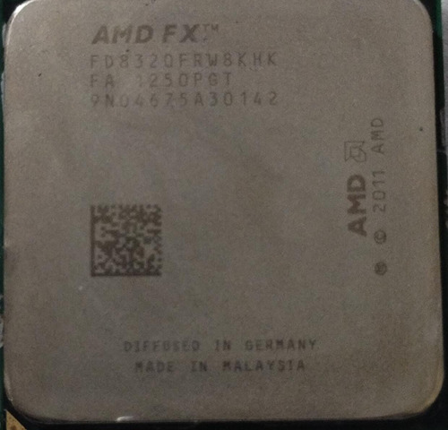 Procesador Amd Fx-8320, Fx8320 3x 8320, 8 Núcleos Y 4ghz. (Usado)