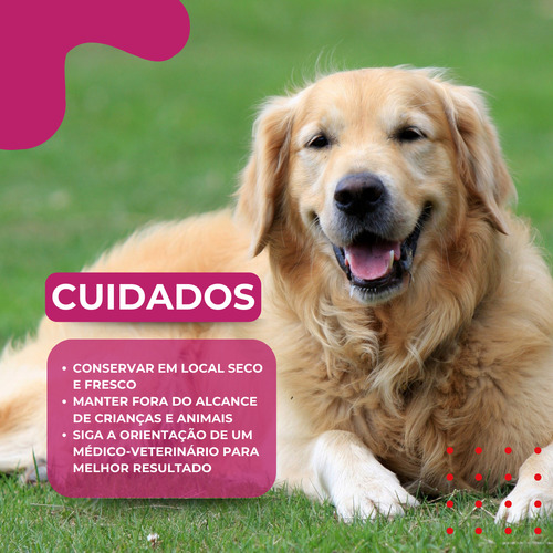Kit 3 Qpelo Pet Vitaminas Cachorro Gatos Agener 40 Comp