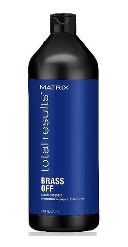 Brass Off Matrix Shampoo Matizador Azul 1 Litro