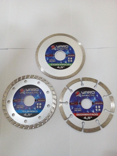 Discos Diamantados Prof Liso- Laser- Turbo Kit X 3 Unid 