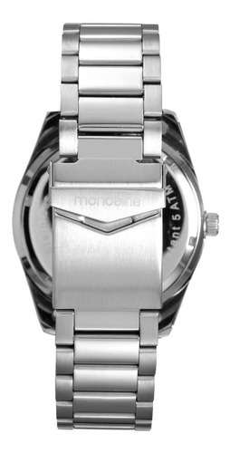 Relógio Mondaine Análogo 46mm Pulseira Aço 53521g0mvne1