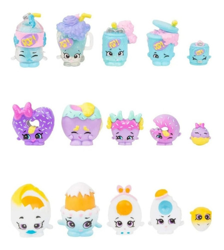 Shopkins Family Fun Mini Packs Packs 22 Pzs Los Pop Fizzyz!!