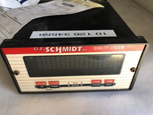 New G.e. Schmidt Sc2000 Quality System Digital Meter, 0-5 