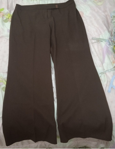 Pantalón De Vestir Marrón, Talla 14