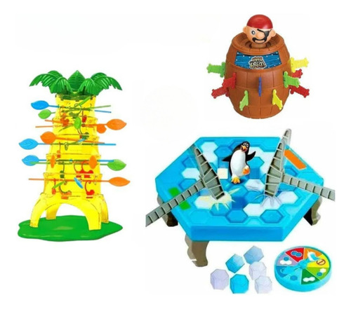 Brincadeira Inteligente Com Pula Macaco, Pirata+quebra Gelo