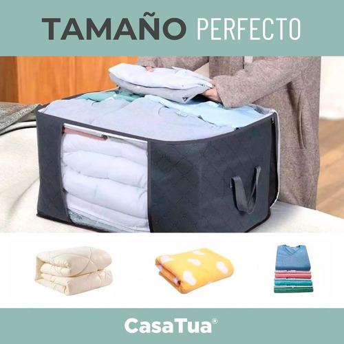Imagen 6 de 10 de Bolsas Organizador Ropa Casatua Set 3 Unids Almacenamiento