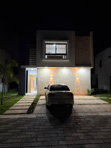 Villa Punta Cana 156mt2 Const. Solar De 383mt2 At Vista Cana Residence Incluido Jacuzzi Terraza15 Días Para La Entrega 2025