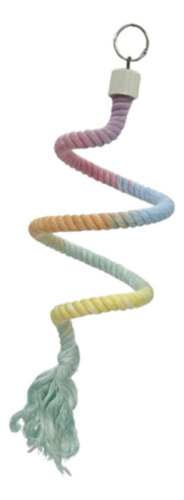 Bird Rope Parrot Swing Rope Colgante De Metal De 80 Cm