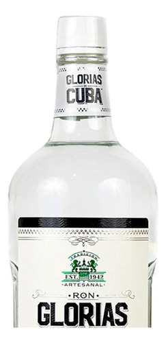 Pack De 4 Ron Glorias De Cuba Blanco 1.75 L